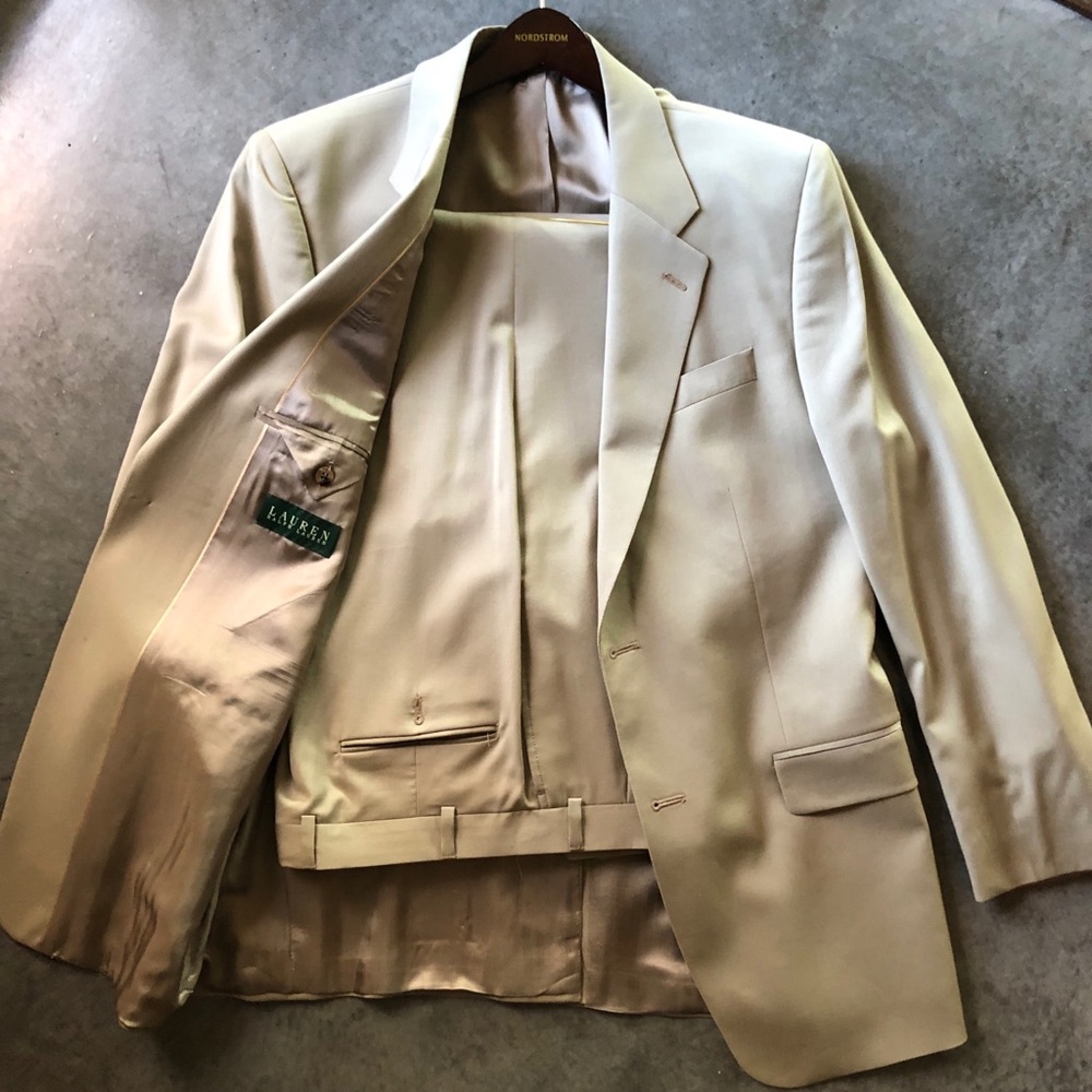 New Men’s Ralph Lauren Two Piece Wool Suit